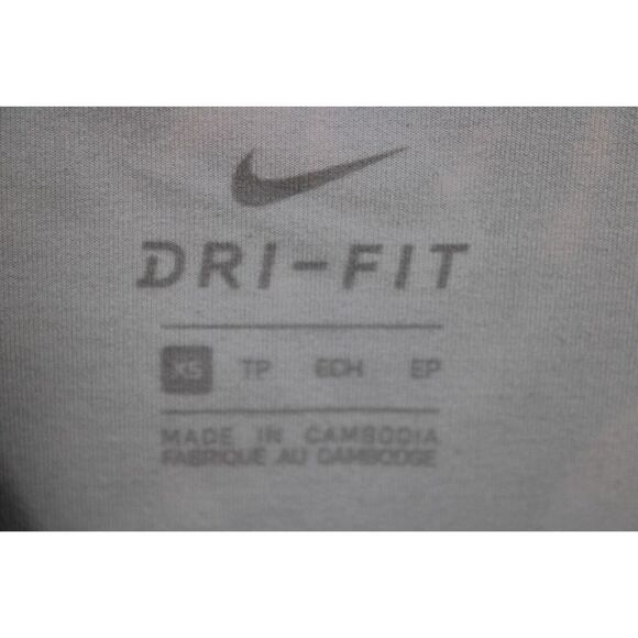 Nike Women's Epic Lux Printed Crop Top Purple Sz XS AQ1541-081 - Picture 6 of 7